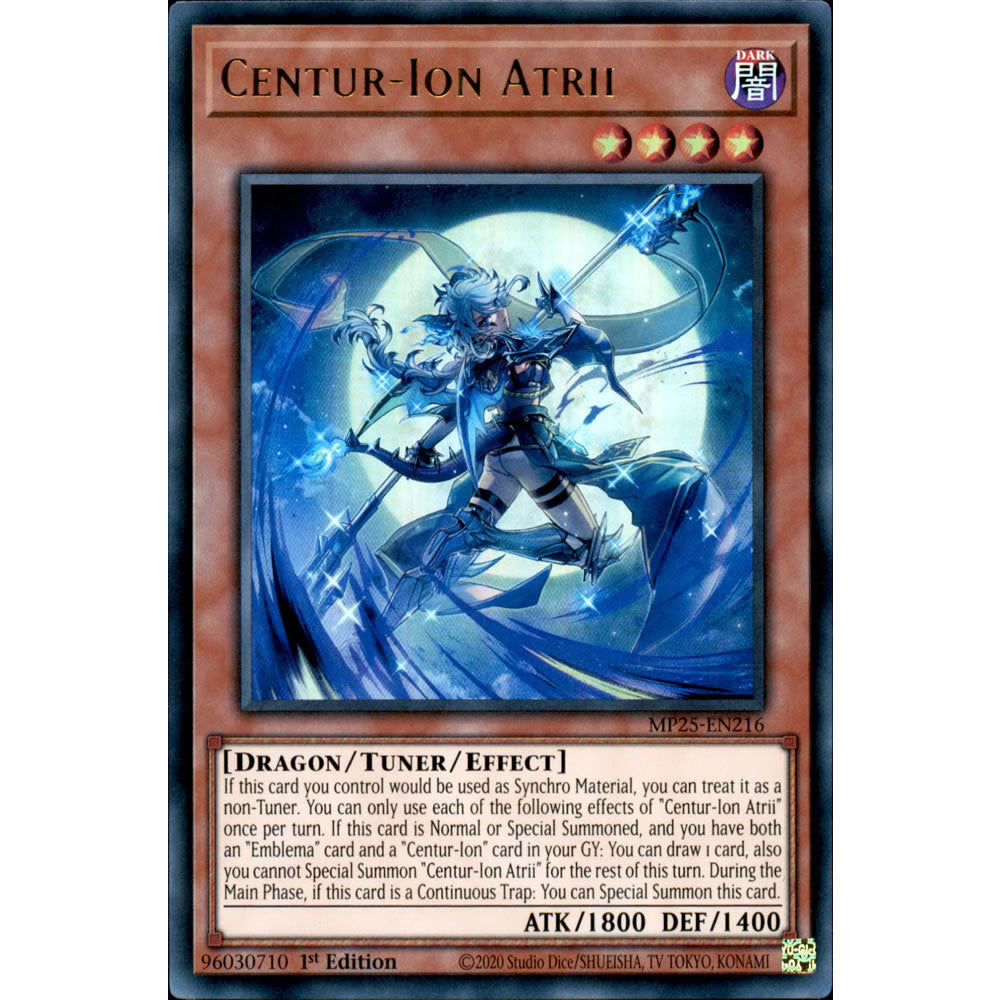 Centur-Ion Atrii MP25-EN216 Yu-Gi-Oh! Card from the Mega Tin 2025 Mega Pack Set