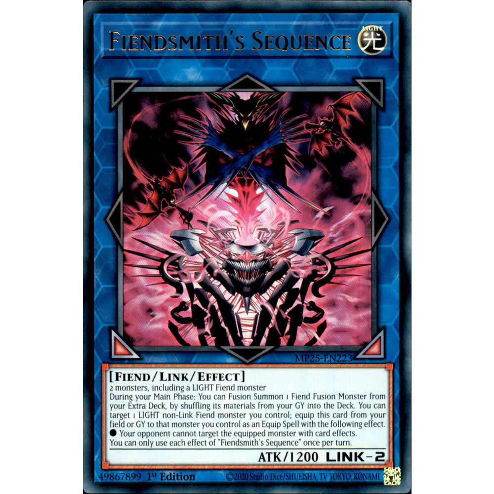 Fiendsmith's Sequence MP25-EN223 Yu-Gi-Oh! Card from the Mega Tin 2025 Mega Pack Set