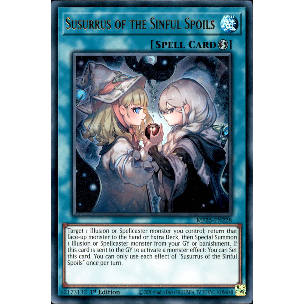 Susurrus of the Sinful Spoils MP25-EN228 Yu-Gi-Oh! Card from the Mega Tin 2025 Mega Pack Set