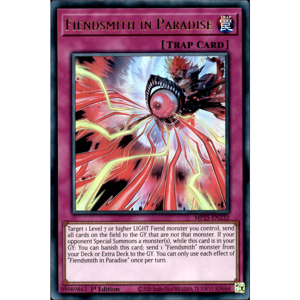 Fiendsmith in Paradise MP25-EN232 Yu-Gi-Oh! Card from the Mega Tin 2025 Mega Pack Set