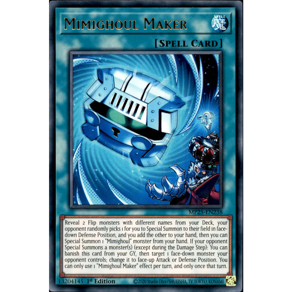 Mimighoul Maker MP25-EN238 Yu-Gi-Oh! Card from the Mega Tin 2025 Mega Pack Set