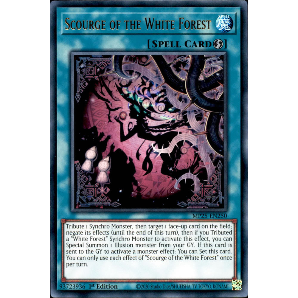 Scourge of the White Forest MP25-EN250 Yu-Gi-Oh! Card from the Mega Tin 2025 Mega Pack Set