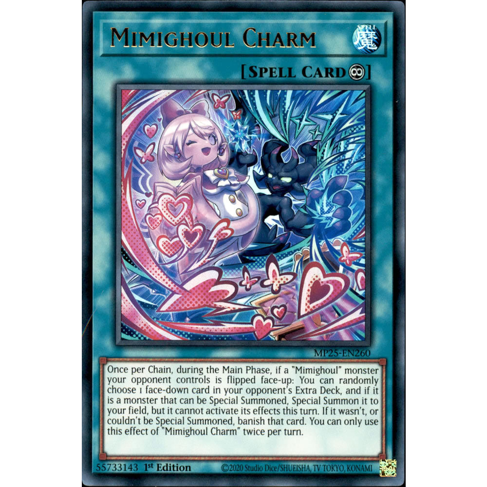 Mimighoul Charm MP25-EN260 Yu-Gi-Oh! Card from the Mega Tin 2025 Mega Pack Set