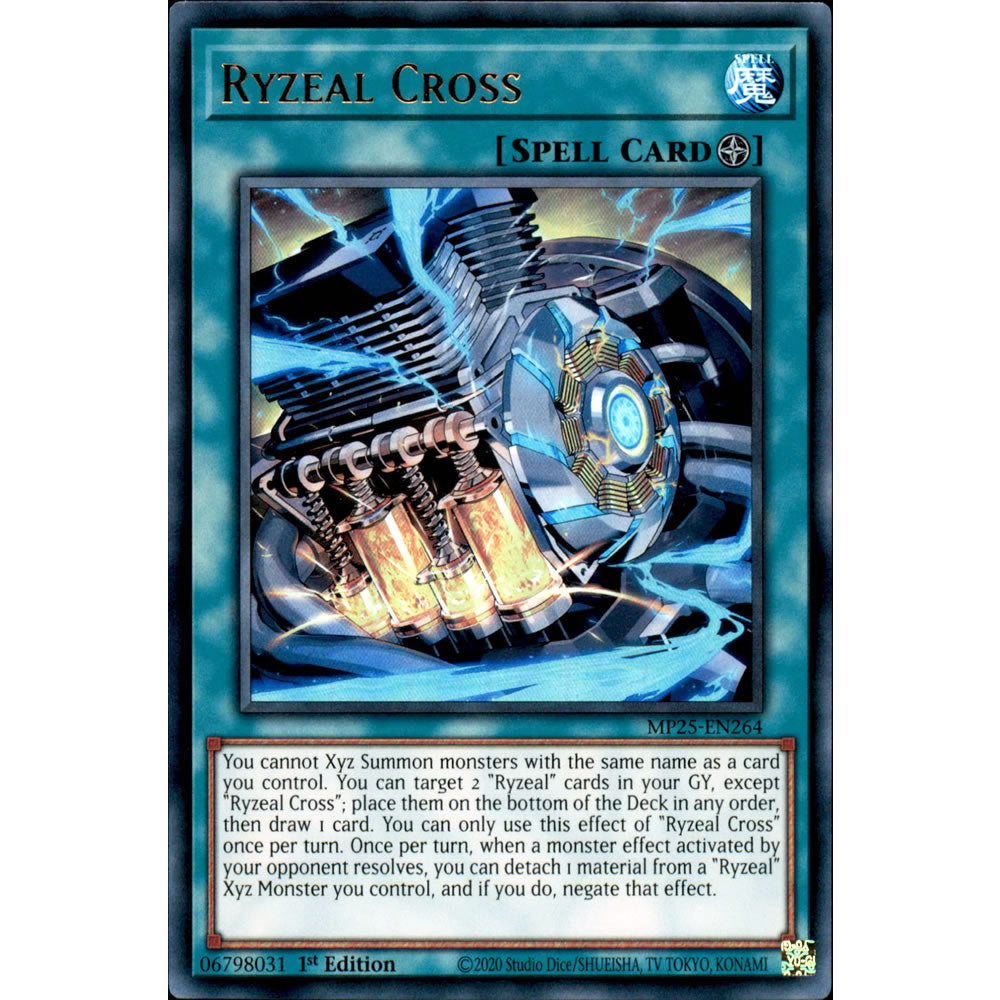 Ryzeal Cross MP25-EN264 Yu-Gi-Oh! Card from the Mega Tin 2025 Mega Pack Set