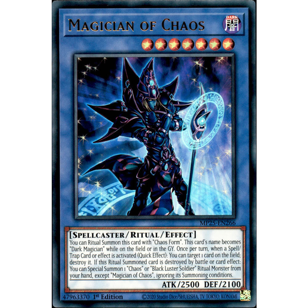 Magician of Chaos MP25-EN266 Yu-Gi-Oh! Card from the Mega Tin 2025 Mega Pack Set