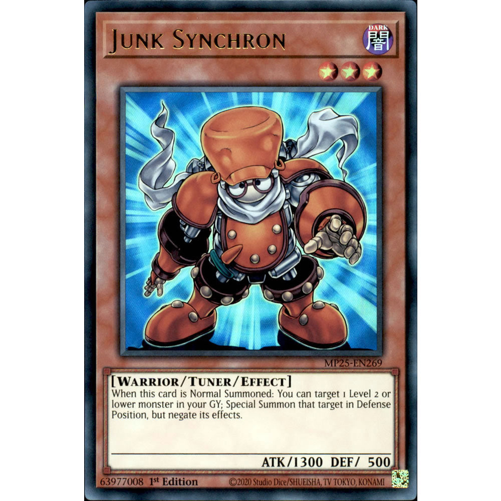 Junk Synchron MP25-EN269 Yu-Gi-Oh! Card from the Mega Tin 2025 Mega Pack Set