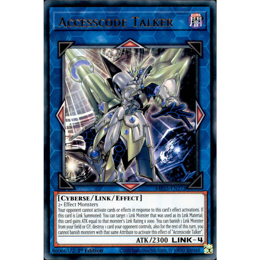 Accesscode Talker MP25-EN272 Yu-Gi-Oh! Card from the Mega Tin 2025 Mega Pack Set