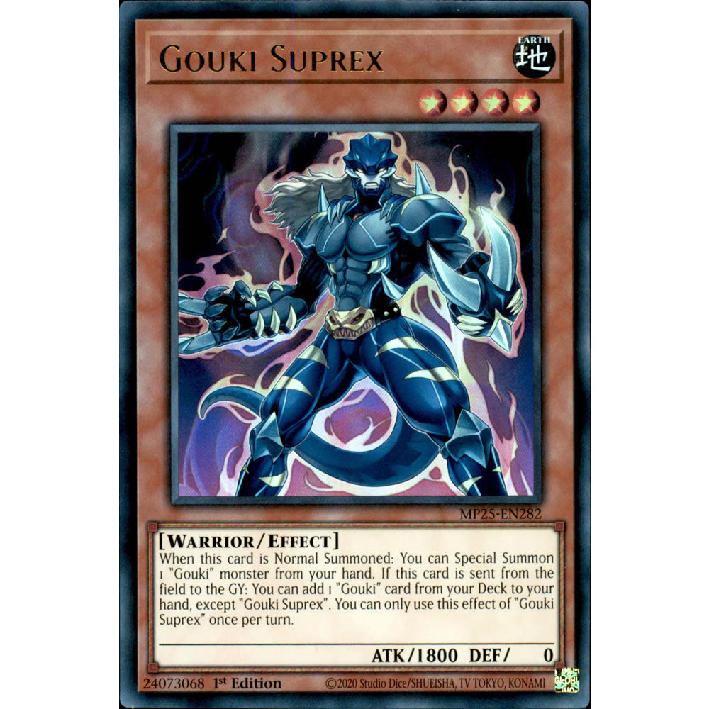 Gouki Suprex MP25-EN282 Yu-Gi-Oh! Card from the Mega Tin 2025 Mega Pack Set