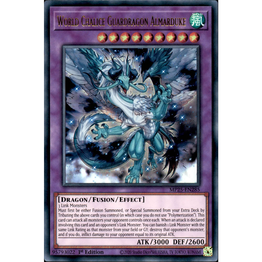 World Chalice Guardragon Almarduke MP25-EN285 Yu-Gi-Oh! Card from the Mega Tin 2025 Mega Pack Set