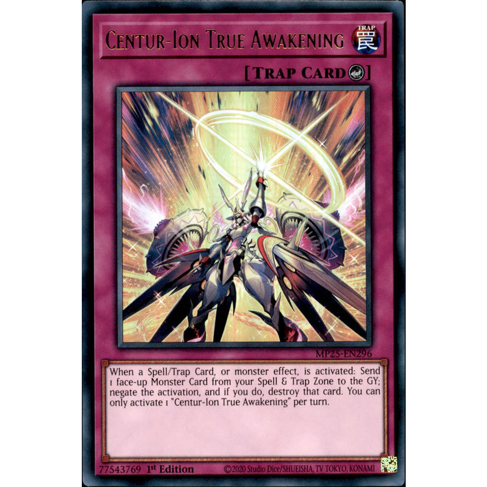 Centur-Ion True Awakening MP25-EN296 Yu-Gi-Oh! Card from the Mega Tin 2025 Mega Pack Set