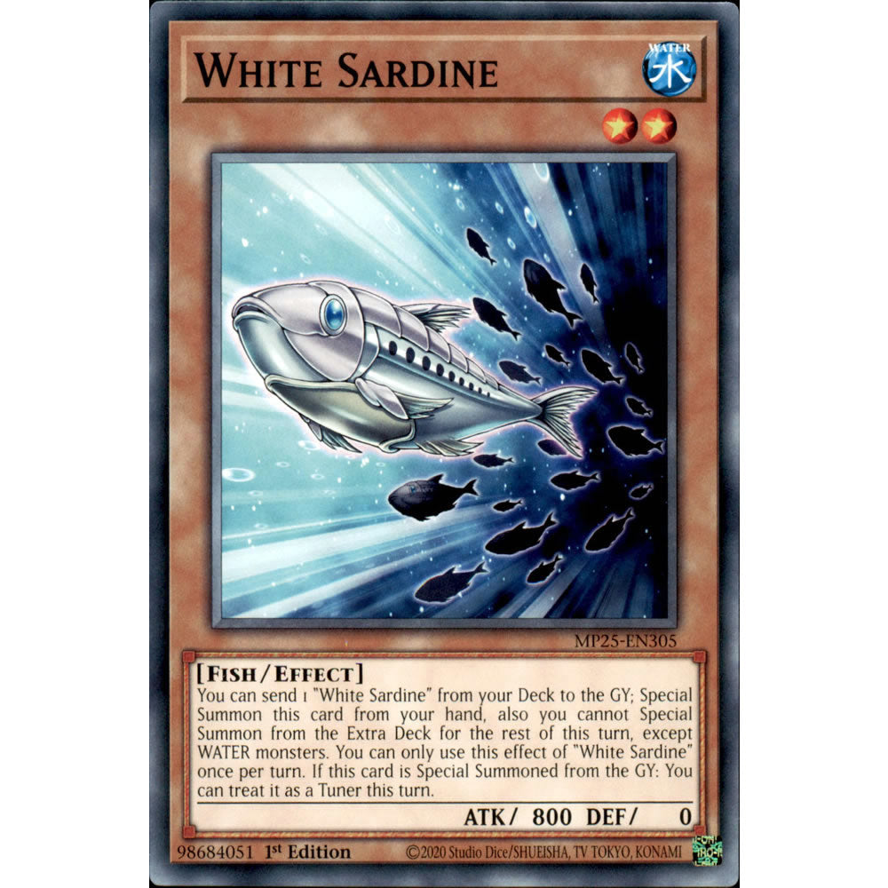 White Sardine MP25-EN305 Yu-Gi-Oh! Card from the Mega Tin 2025 Mega Pack Set