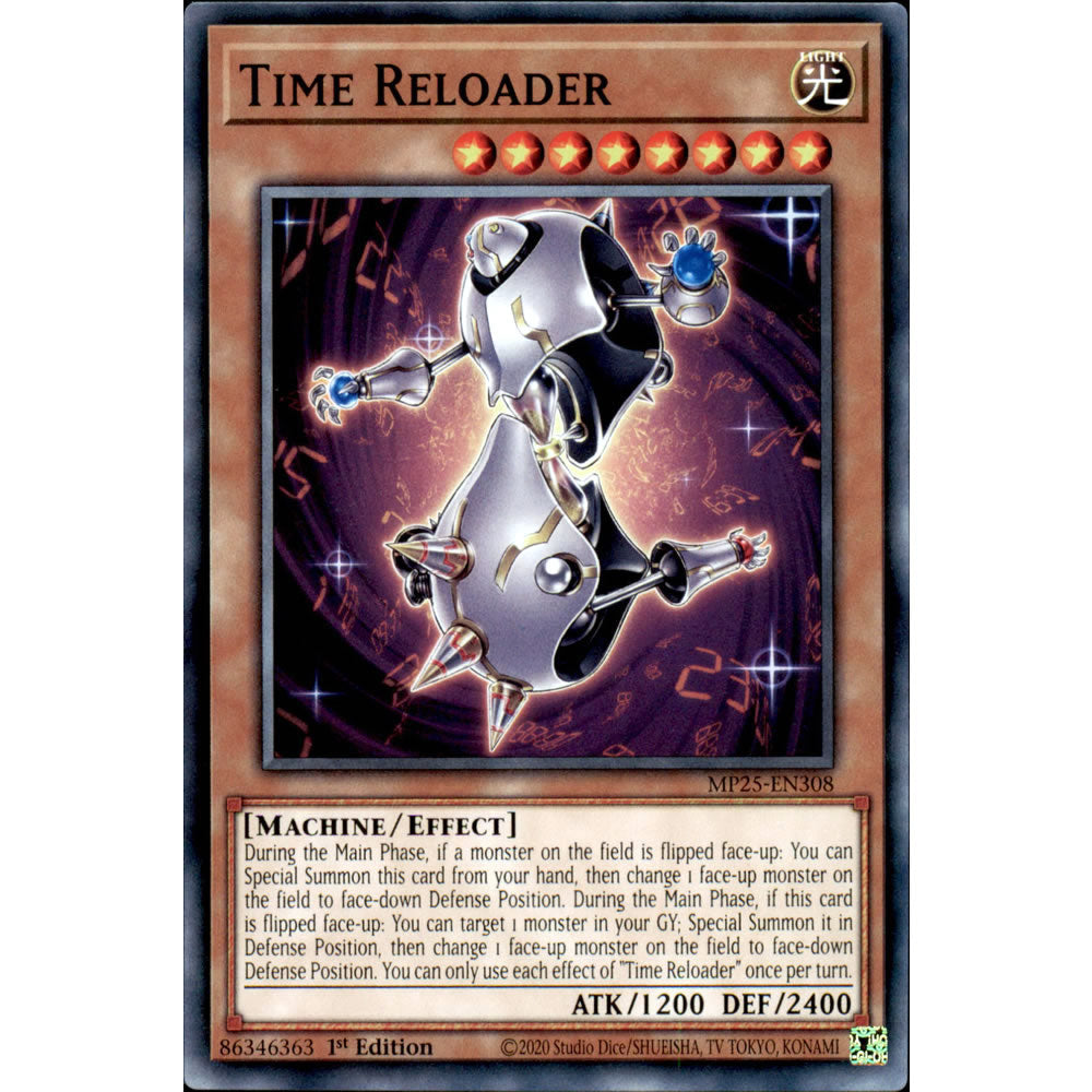 Time Reloader MP25-EN308 Yu-Gi-Oh! Card from the Mega Tin 2025 Mega Pack Set