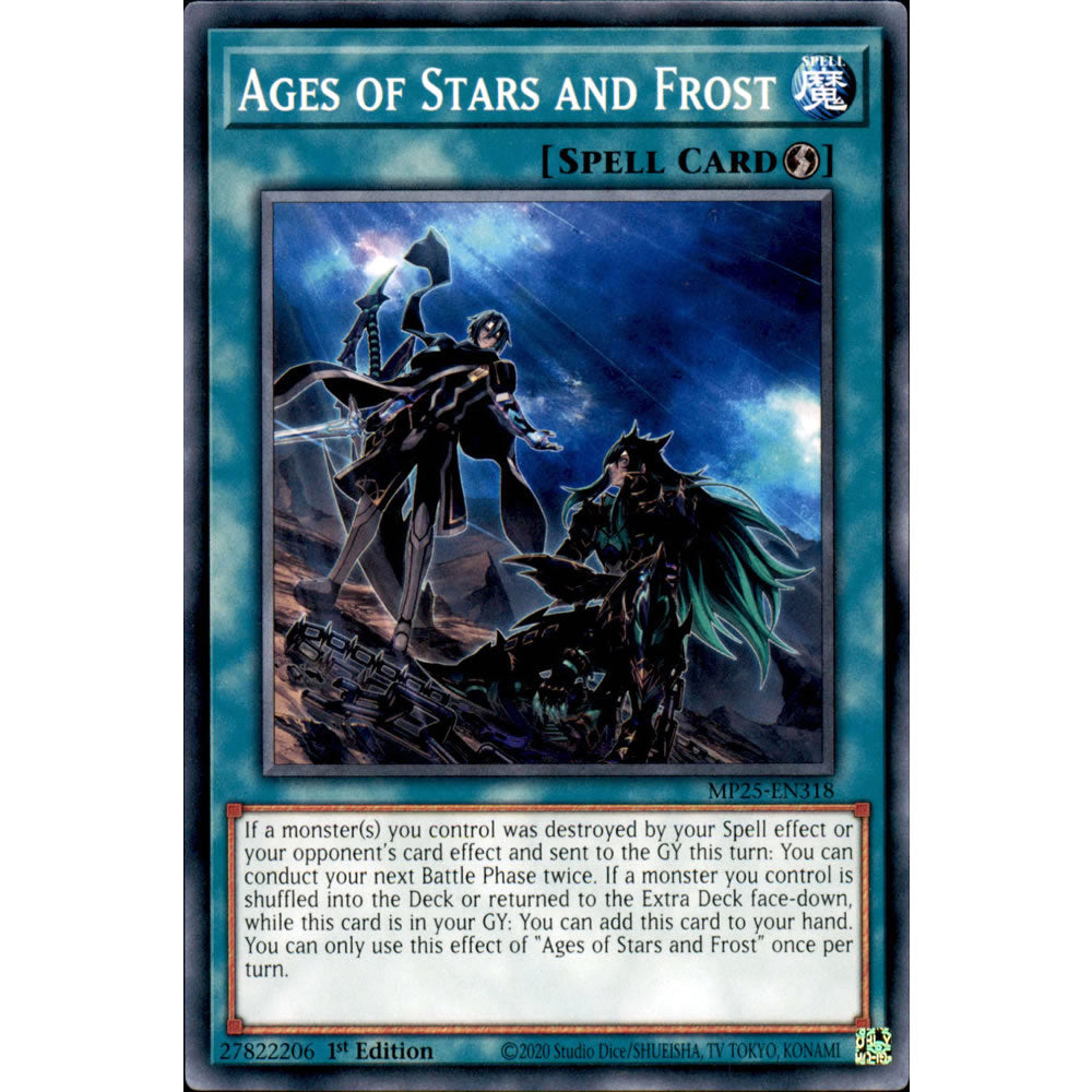Ages of Stars and Frost MP25-EN318 Yu-Gi-Oh! Card from the Mega Tin 2025 Mega Pack Set