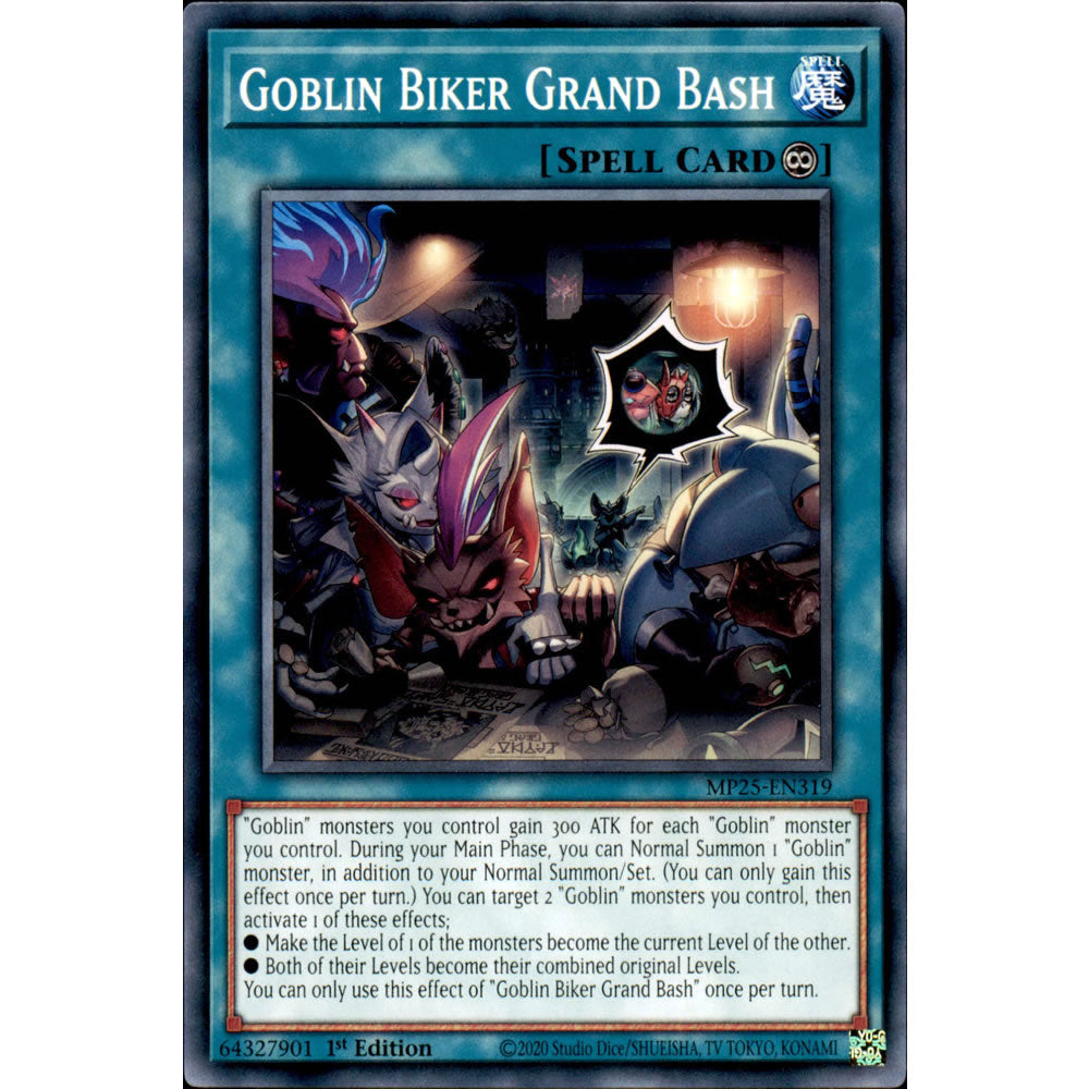 Goblin Biker Grand Bash MP25-EN319 Yu-Gi-Oh! Card from the Mega Tin 2025 Mega Pack Set