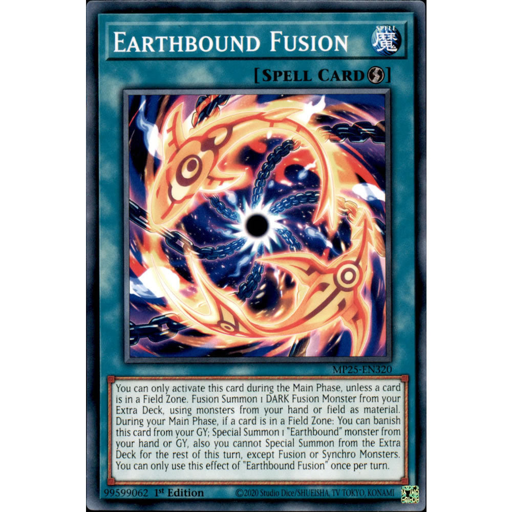 Earthbound Fusion MP25-EN320 Yu-Gi-Oh! Card from the Mega Tin 2025 Mega Pack Set