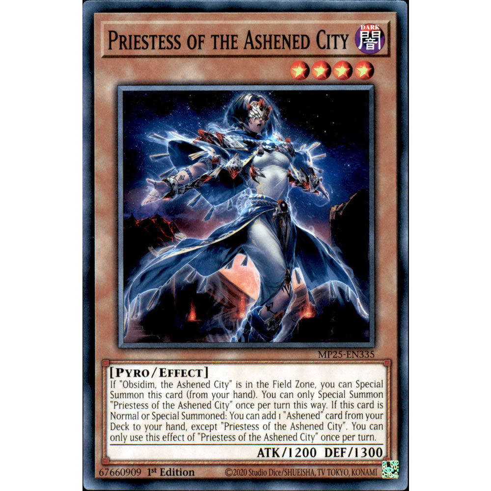 Priestess of the Ashened City MP25-EN335 Yu-Gi-Oh! Card from the Mega Tin 2025 Mega Pack Set