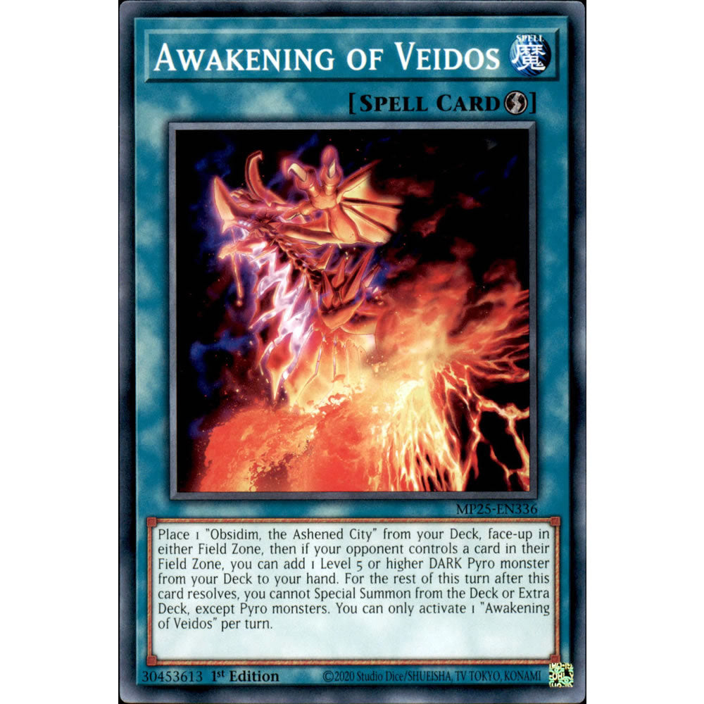 Awakening of Veidos MP25-EN336 Yu-Gi-Oh! Card from the Mega Tin 2025 Mega Pack Set