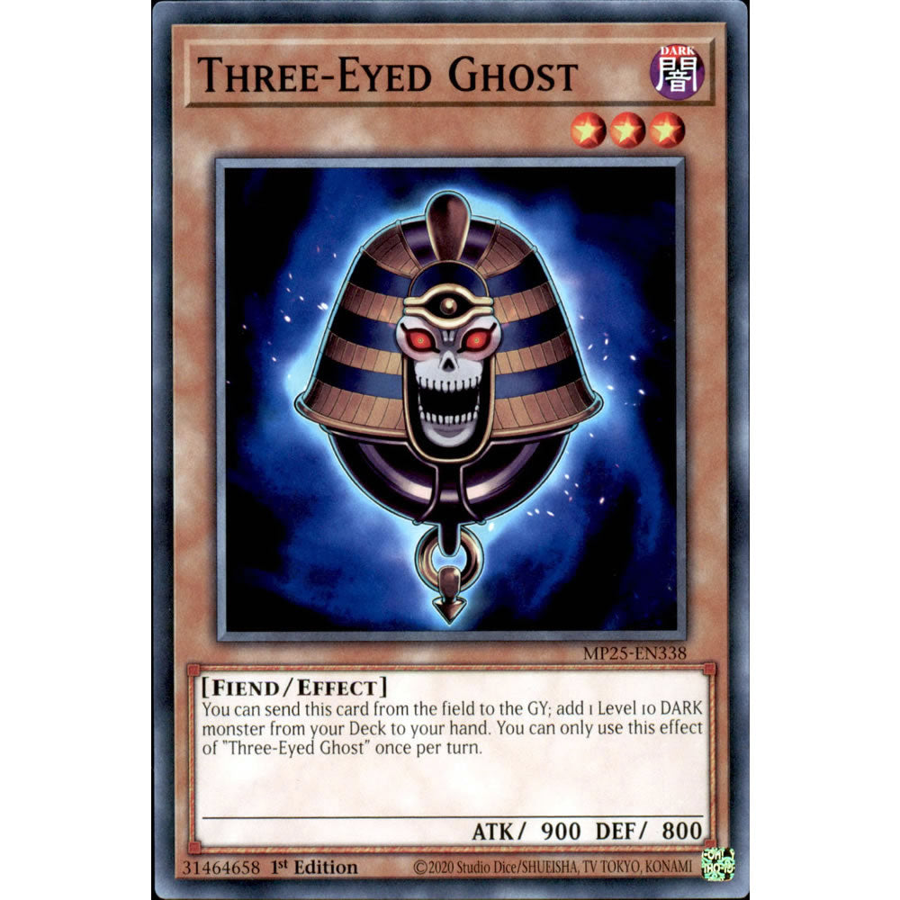 Three-Eyed Ghost MP25-EN338 Yu-Gi-Oh! Card from the Mega Tin 2025 Mega Pack Set