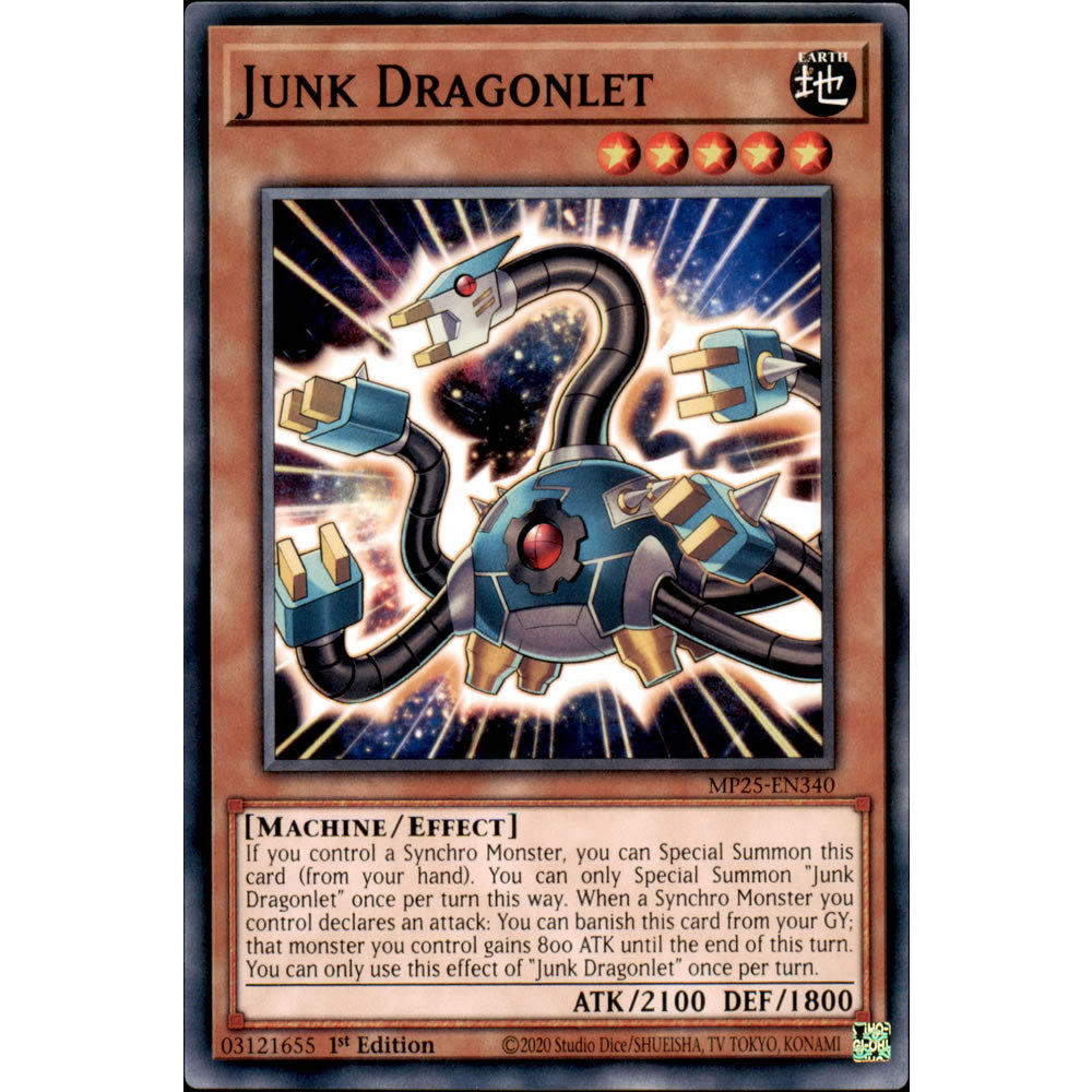 Junk Dragonlet MP25-EN340 Yu-Gi-Oh! Card from the Mega Tin 2025 Mega Pack Set