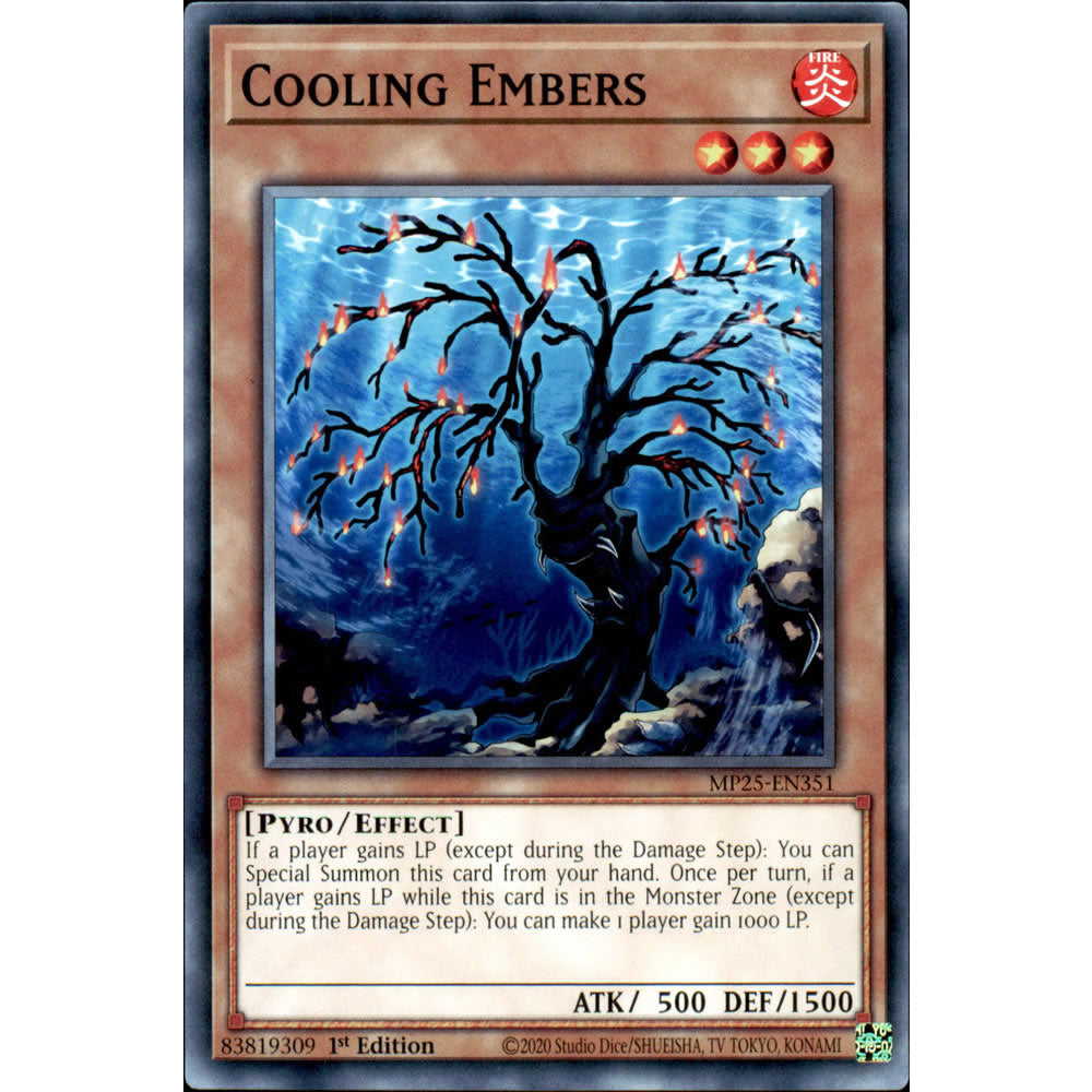 Cooling Embers MP25-EN351 Yu-Gi-Oh! Card from the Mega Tin 2025 Mega Pack Set