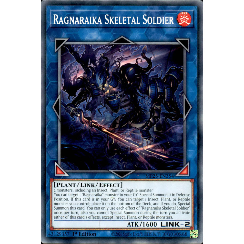 Ragnaraika Skeletal Soldier MP25-EN354 Yu-Gi-Oh! Card from the Mega Tin 2025 Mega Pack Set