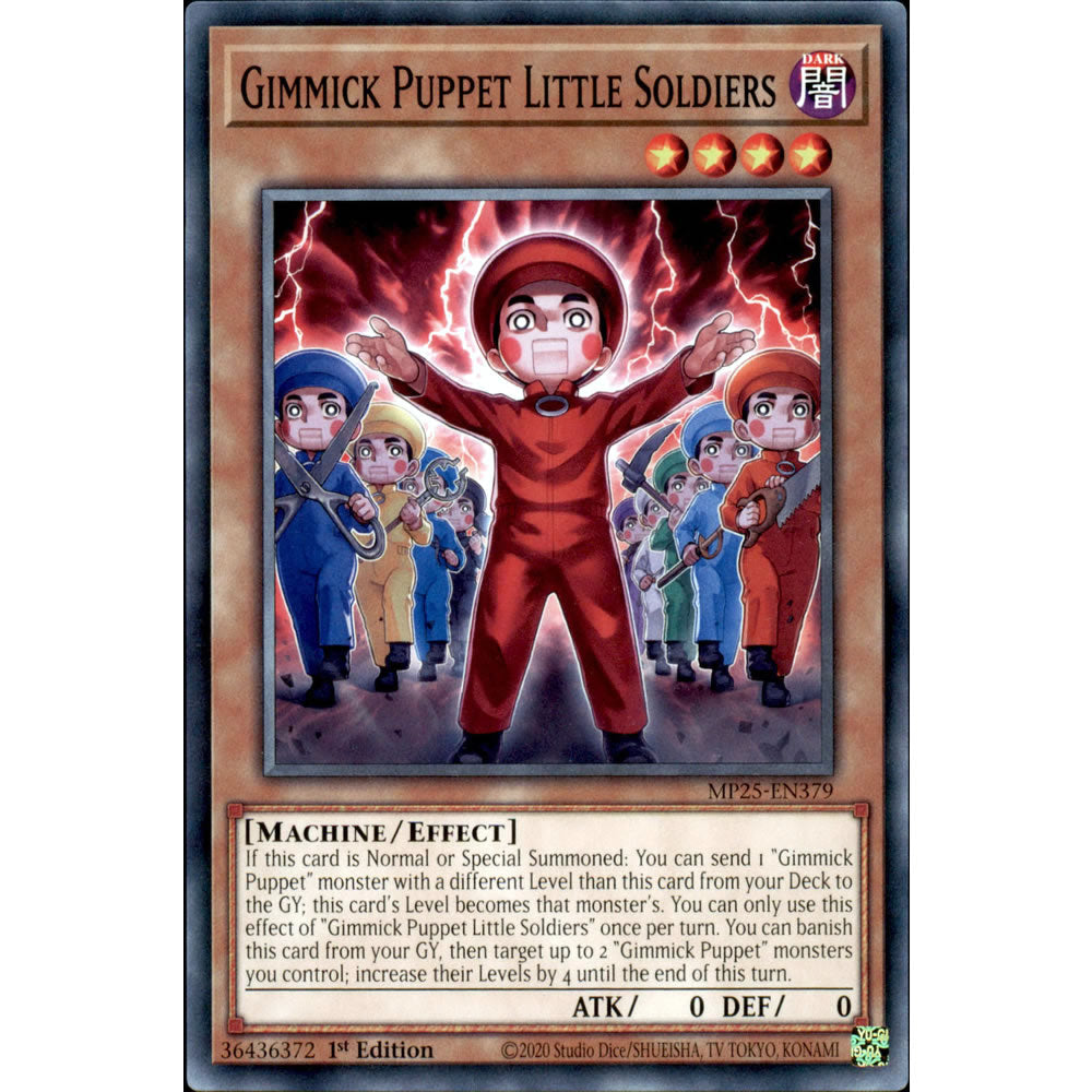 Gimmick Puppet Little Soldiers MP25-EN379 Yu-Gi-Oh! Card from the Mega Tin 2025 Mega Pack Set