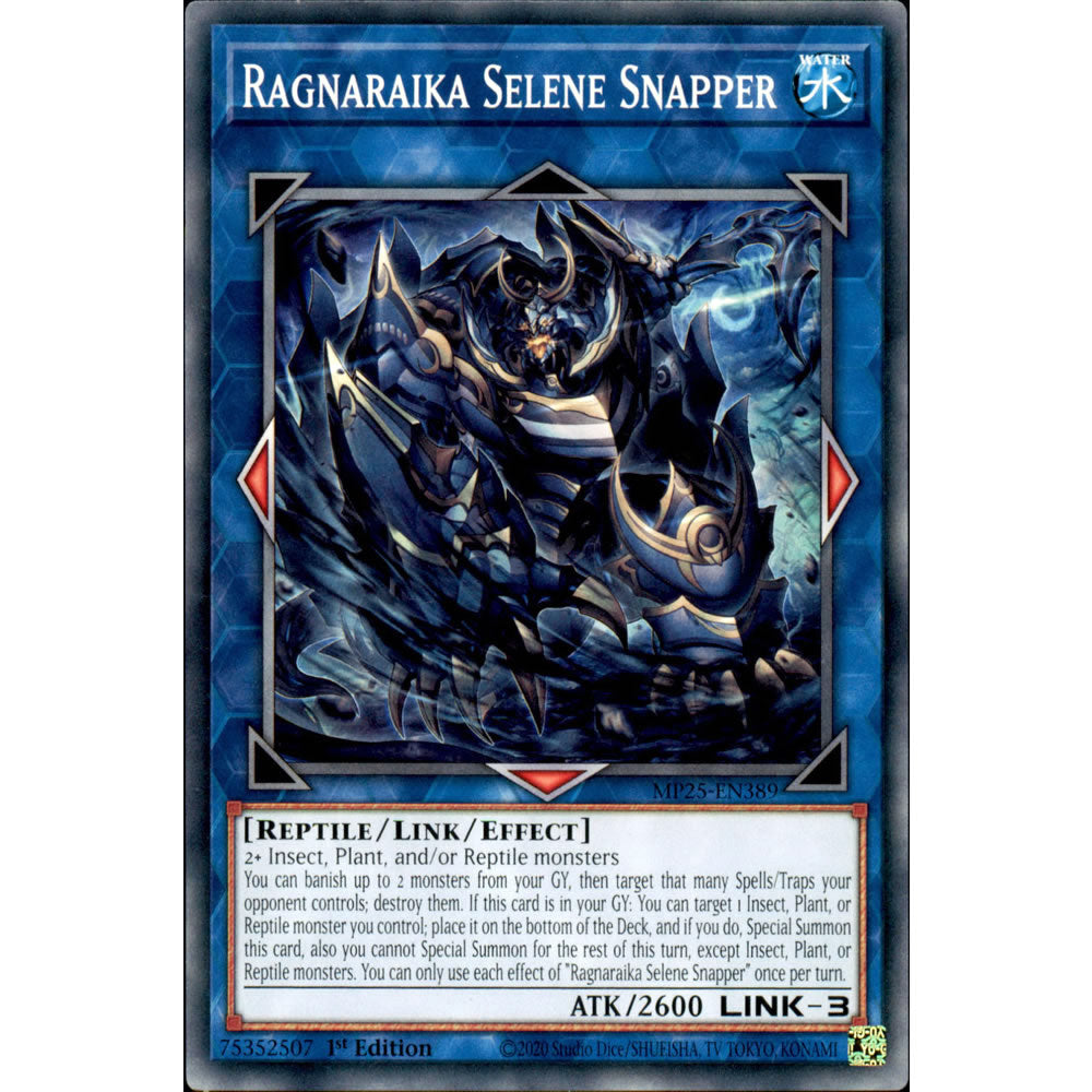 Ragnaraika Selene Snapper MP25-EN389 Yu-Gi-Oh! Card from the Mega Tin 2025 Mega Pack Set
