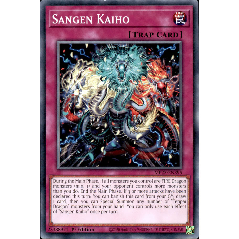 Sangen Kaiho MP25-EN395 Yu-Gi-Oh! Card from the Mega Tin 2025 Mega Pack Set