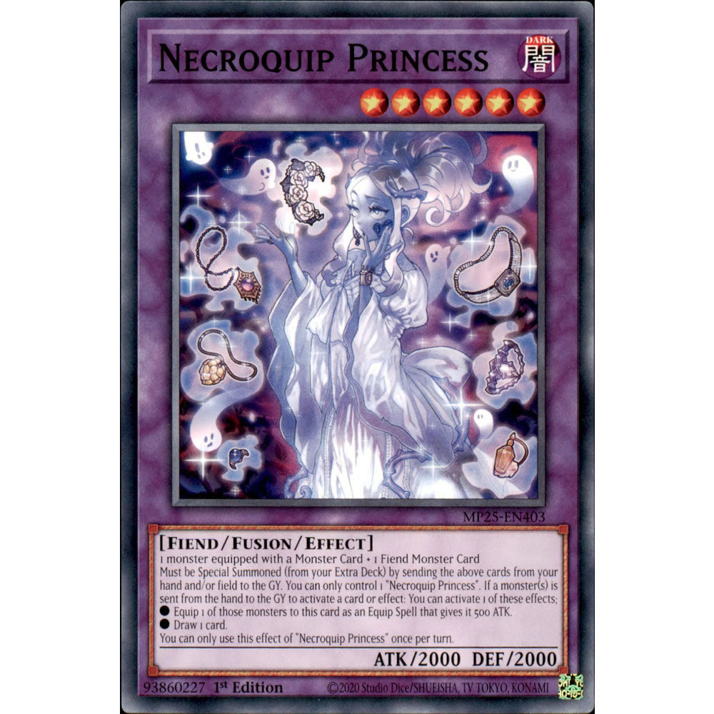 Necroquip Princess MP25-EN403 Yu-Gi-Oh! Card from the Mega Tin 2025 Mega Pack Set