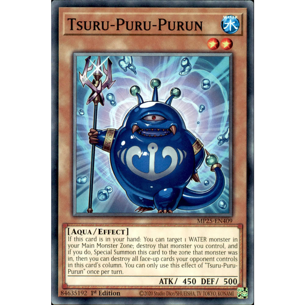 Tsuru-Puru-Purun MP25-EN409 Yu-Gi-Oh! Card from the Mega Tin 2025 Mega Pack Set