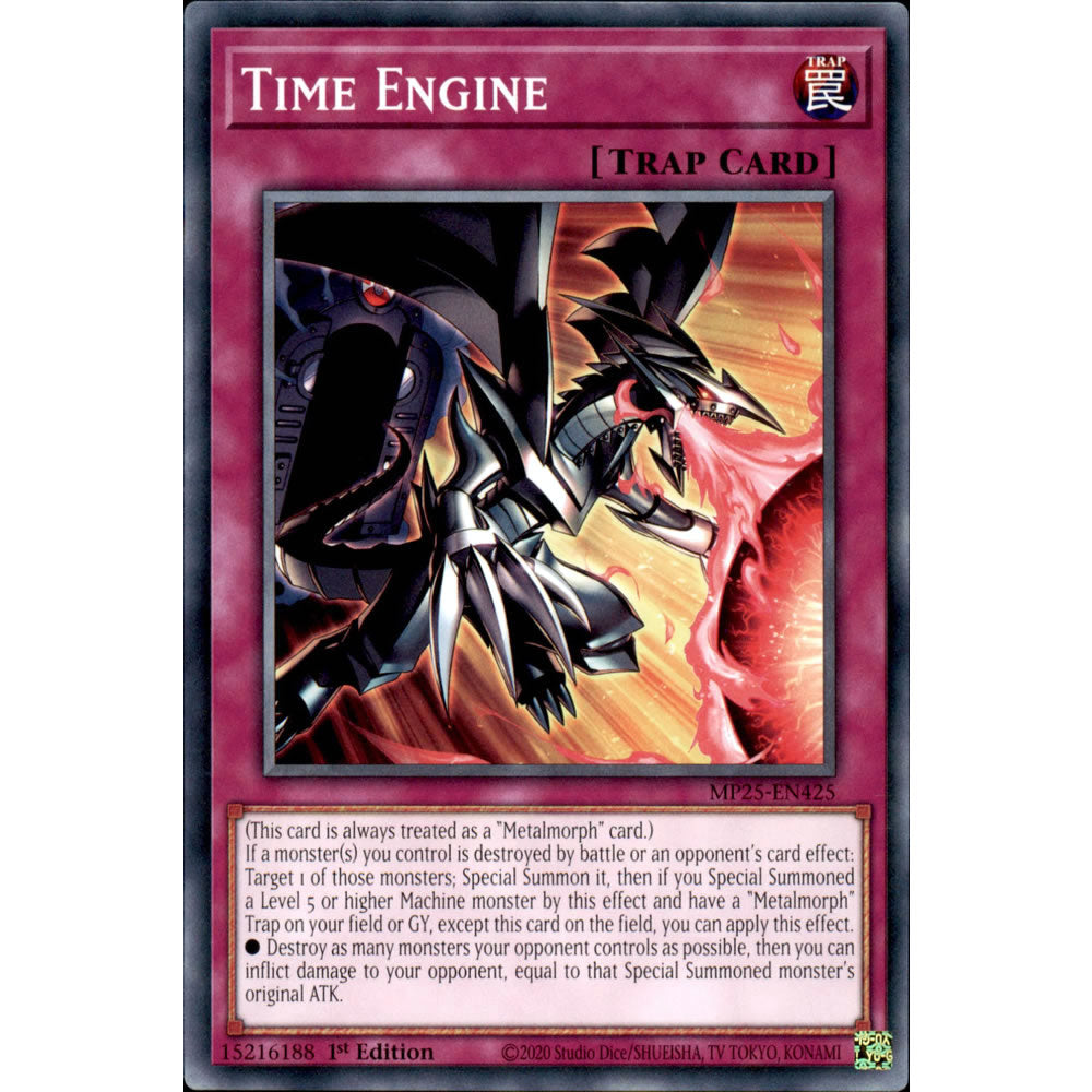 Time Engine MP25-EN425 Yu-Gi-Oh! Card from the Mega Tin 2025 Mega Pack Set