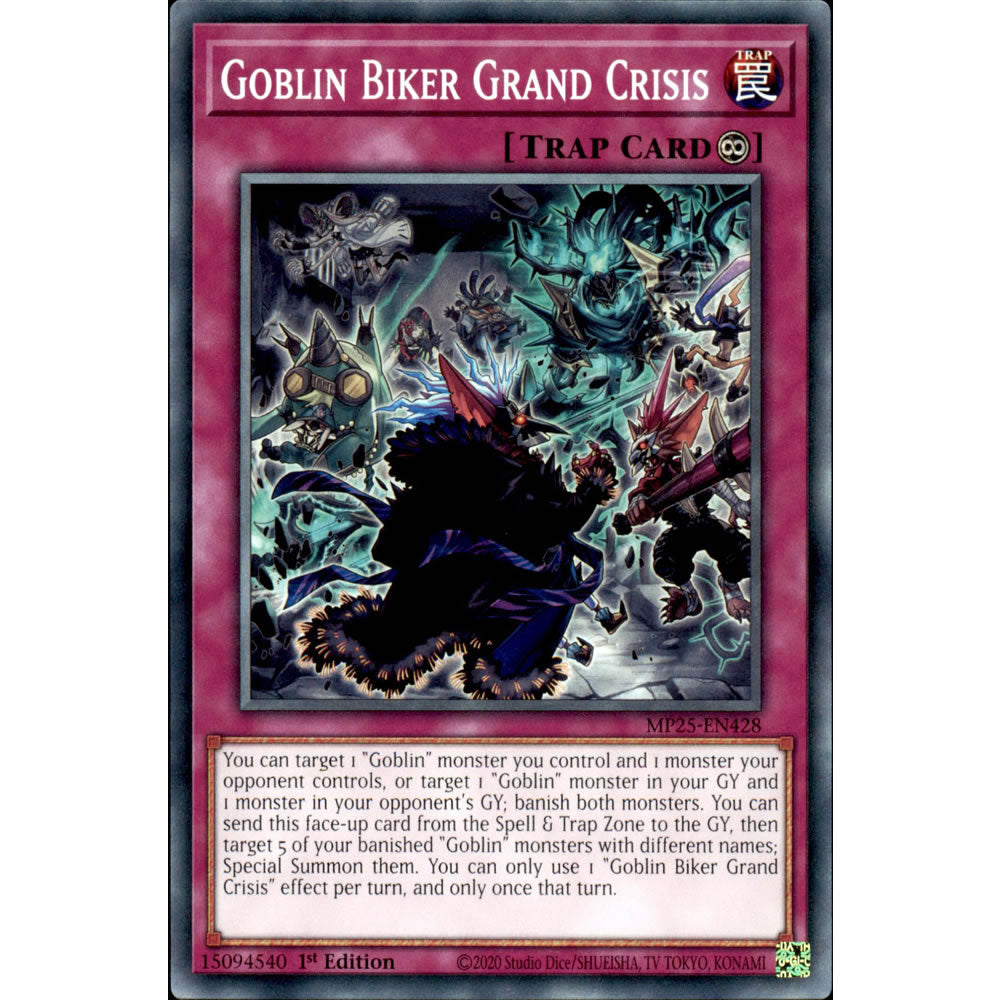 Goblin Biker Grand Crisis MP25-EN428 Yu-Gi-Oh! Card from the Mega Tin 2025 Mega Pack Set