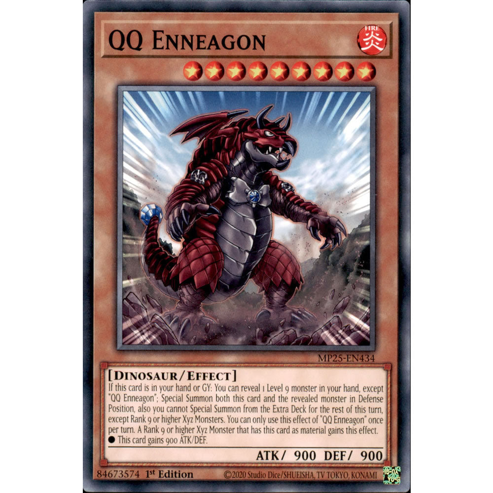 QQ Enneagon MP25-EN434 Yu-Gi-Oh! Card from the Mega Tin 2025 Mega Pack Set