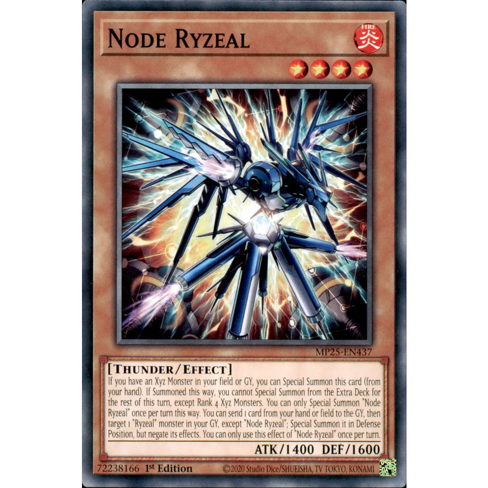 Node Ryzeal MP25-EN437 Yu-Gi-Oh! Card from the Mega Tin 2025 Mega Pack Set