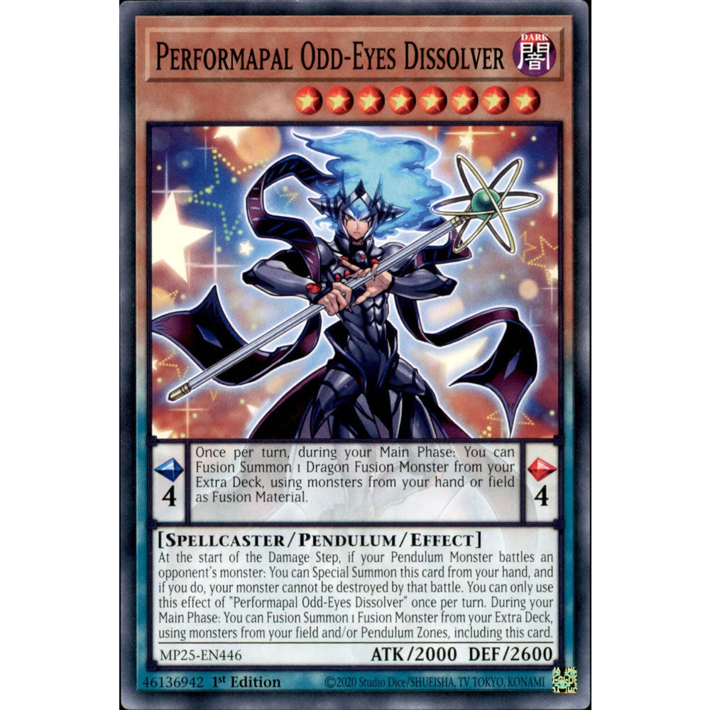Performapal Odd-Eyes Dissolver MP25-EN446 Yu-Gi-Oh! Card from the Mega Tin 2025 Mega Pack Set