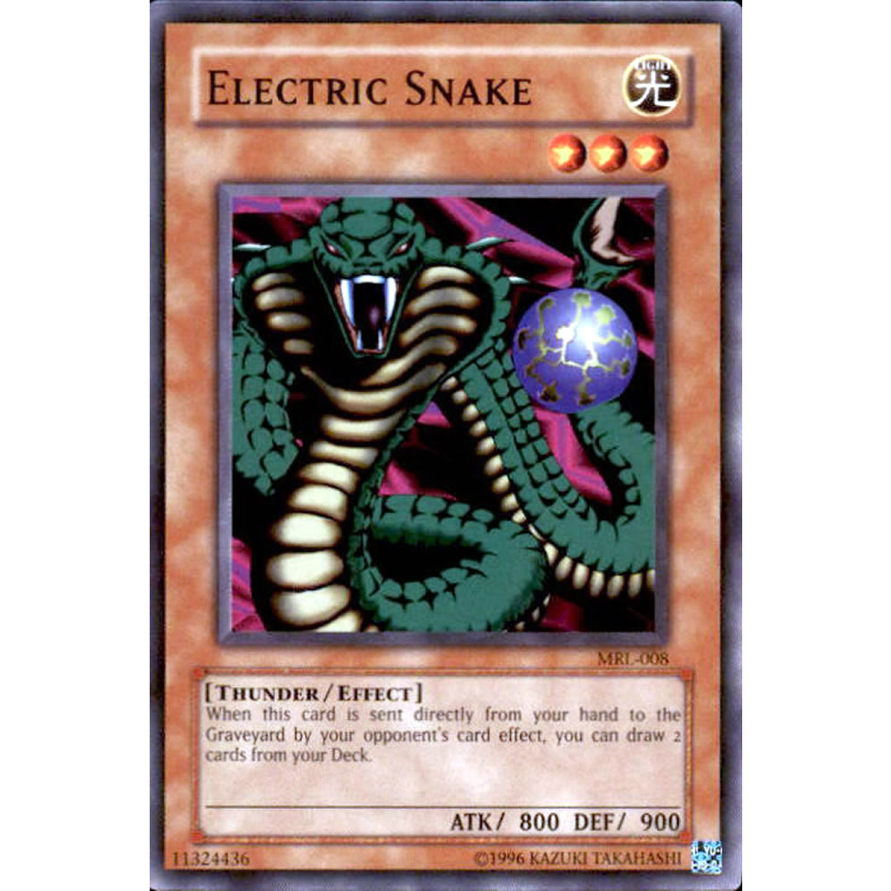 Electric Snake MRL-008 Yu-Gi-Oh! Card from the Magic Ruler Set