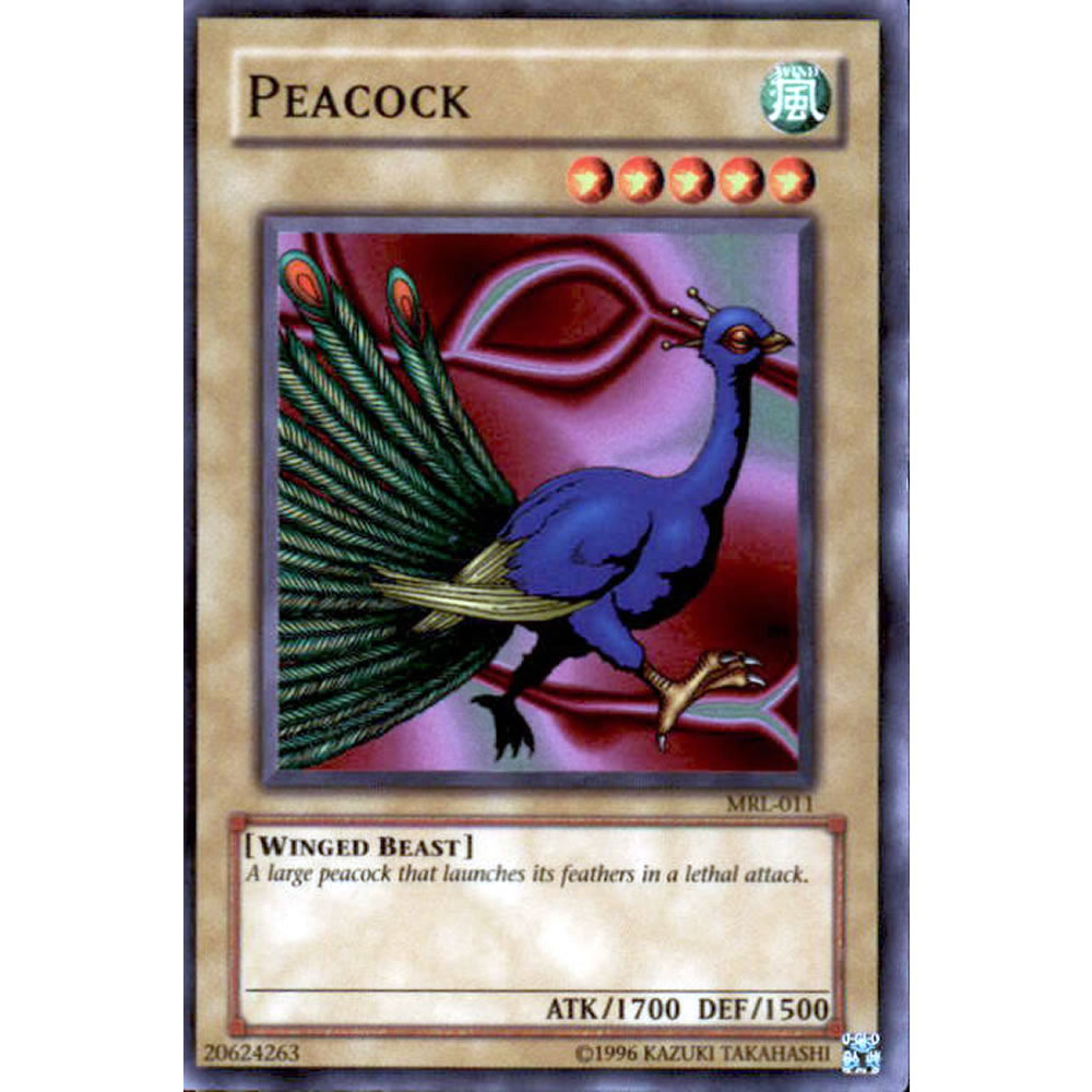 Peacock MRL-011 Yu-Gi-Oh! Card from the Magic Ruler Set