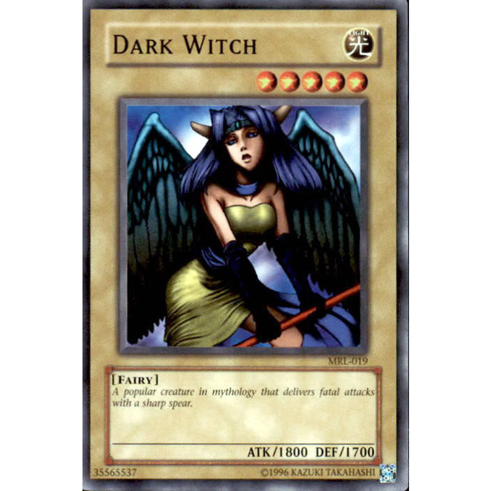 Dark Witch MRL-019 Yu-Gi-Oh! Card from the Magic Ruler Set