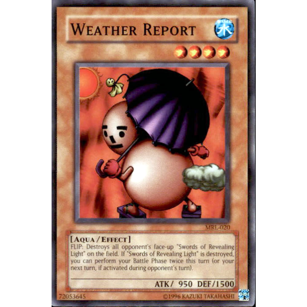 Weather Report MRL-020 Yu-Gi-Oh! Card from the Magic Ruler Set