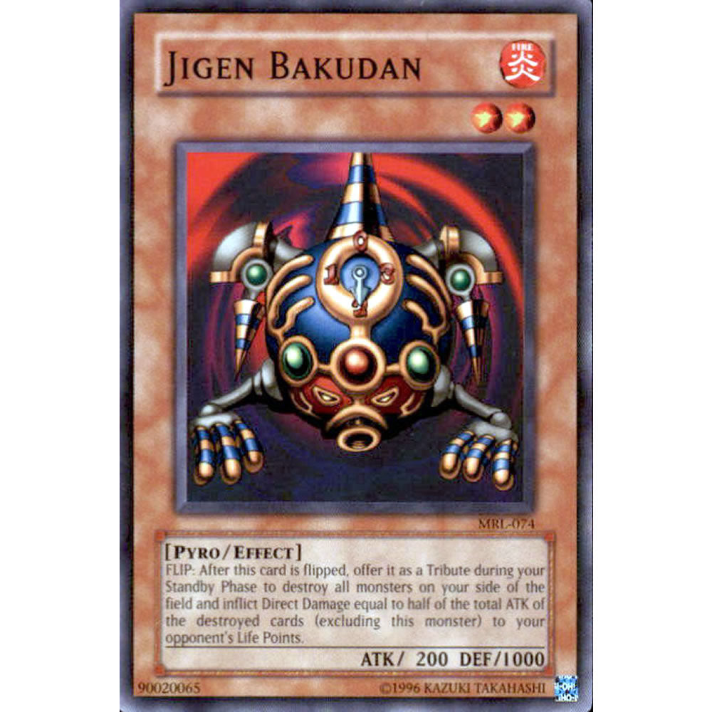 Jigen Bakudan MRL-074 Yu-Gi-Oh! Card from the Magic Ruler Set
