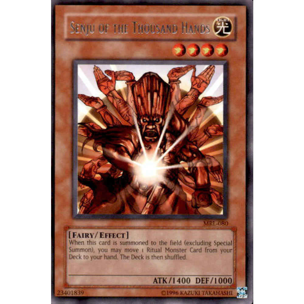 Senju of the Thousand Hands MRL-080 Yu-Gi-Oh! Card from the Magic Ruler Set