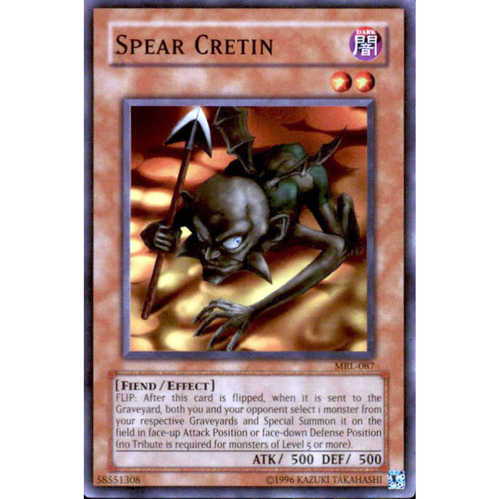 Spear Cretin MRL-087 Yu-Gi-Oh! Card from the Magic Ruler Set