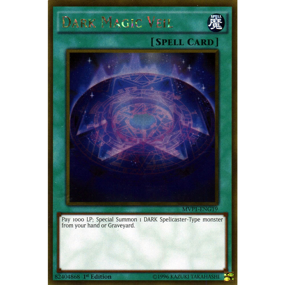 Dark Magic Veil MVP1-ENG19 Yu-Gi-Oh! Card from the The Dark Side of Dimensions Movie Gold Edition Set
