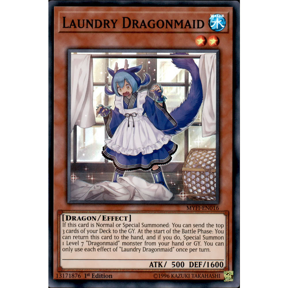 Laundry Dragonmaid MYFI-EN016 Yu-Gi-Oh! Card from the Mystic Fighters Set