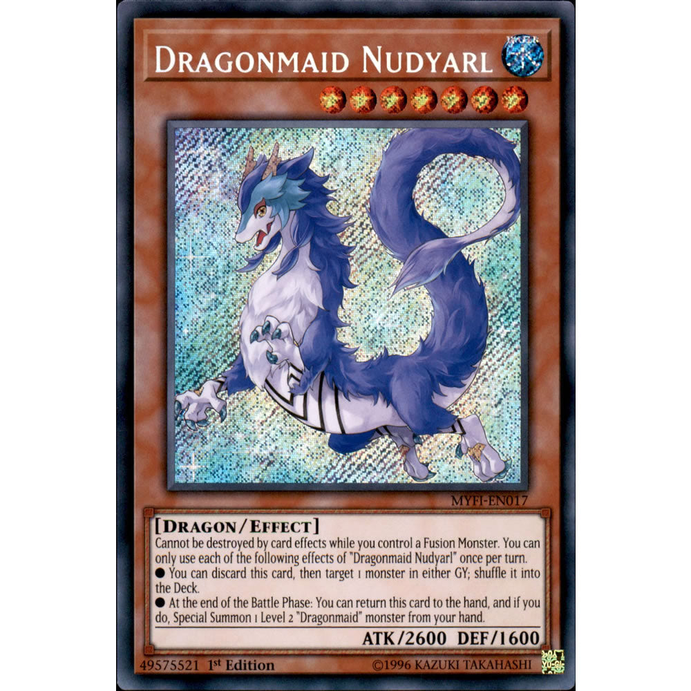 Dragonmaid Nudyarl MYFI-EN017 Yu-Gi-Oh! Card from the Mystic Fighters Set