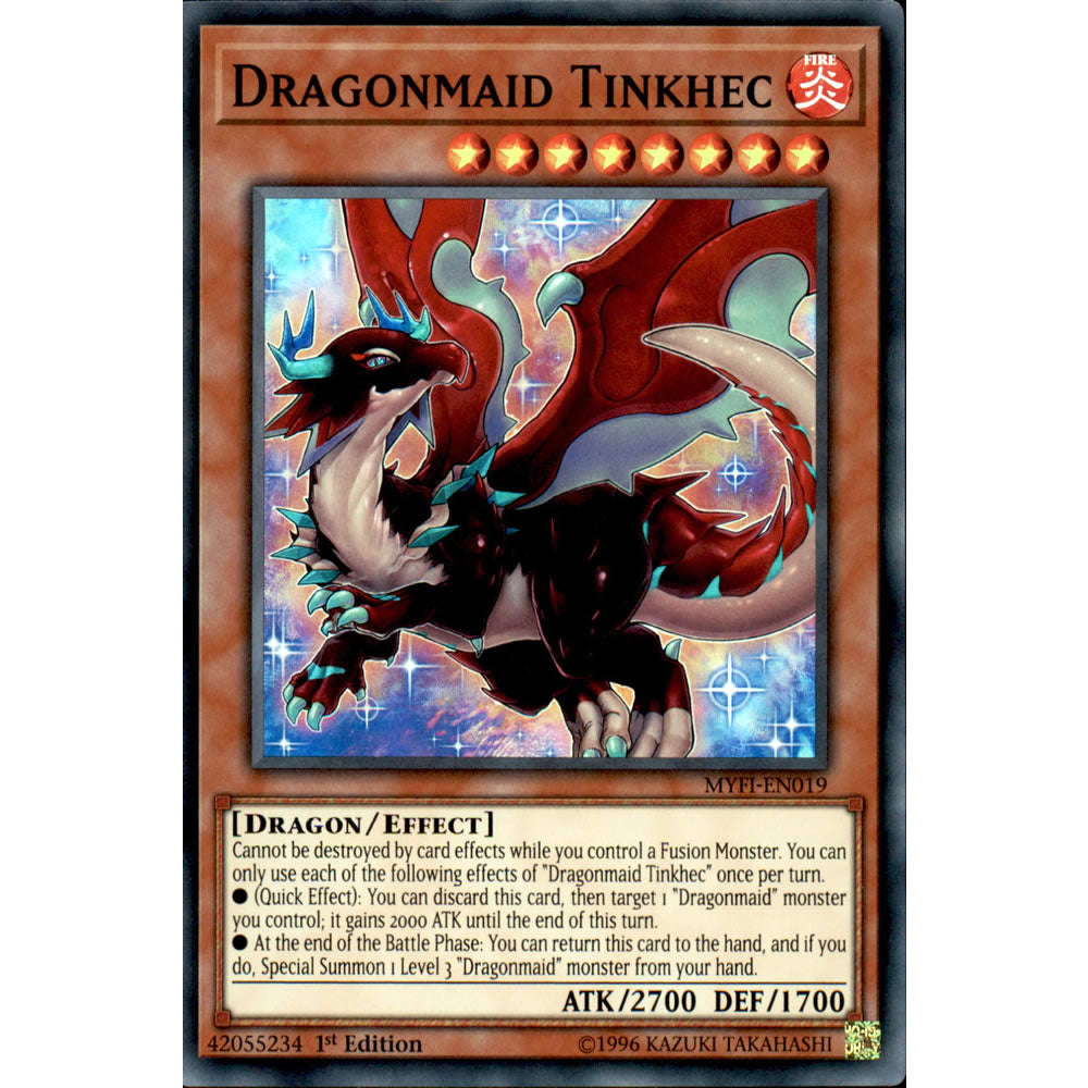 Dragonmaid Tinkhec MYFI-EN019 Yu-Gi-Oh! Card from the Mystic Fighters Set