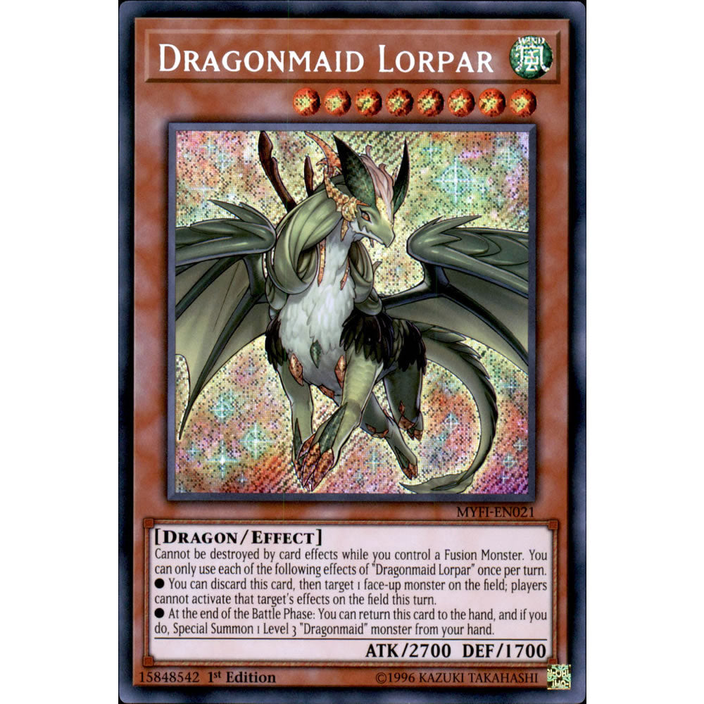 Dragonmaid Lorpar MYFI-EN021 Yu-Gi-Oh! Card from the Mystic Fighters Set