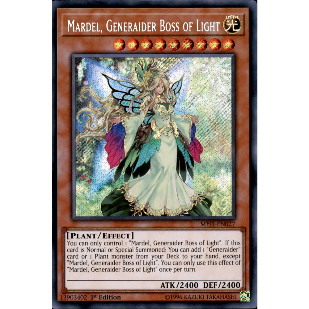 Mardel, Generaider Boss of Light MYFI-EN027 Yu-Gi-Oh! Card from the Mystic Fighters Set