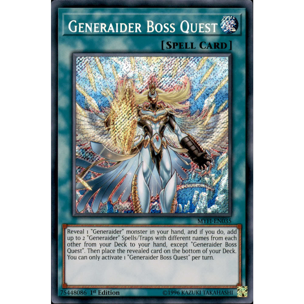 Generaider Boss Quest MYFI-EN035 Yu-Gi-Oh! Card from the Mystic Fighters Set