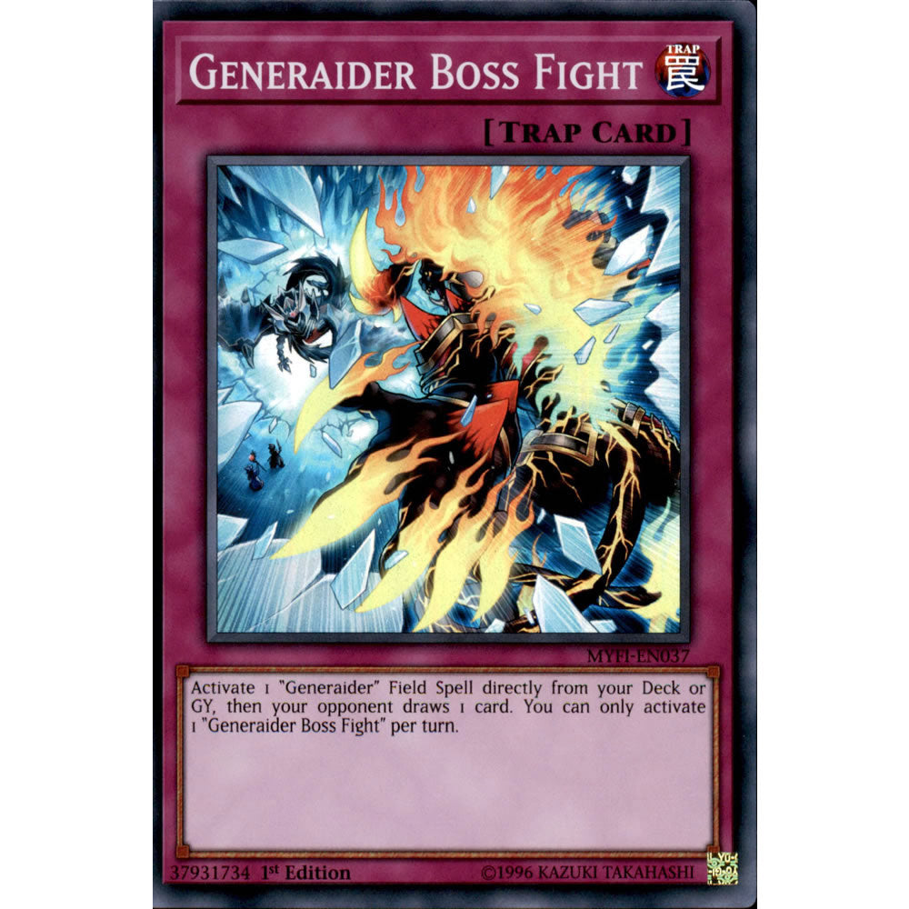 Generaider Boss Fight MYFI-EN037 Yu-Gi-Oh! Card from the Mystic Fighters Set